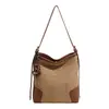 Bolsa de Palha Trançada de Grande Capacidade para Mulheres Verão 2026 Novo Estilo Tendência Bolsa de Ombro Único Transversal Popular Este Ano Bolsa de Balde de Nicho