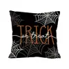 Novo Conjunto de Capas de Almofada de Halloween da Amazon com Estampa de Fantasma e Almofada de Cabeça de Caveira para Decoração de Sala de Estar Almofada de Sofá