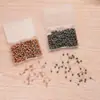 Alfinetes de Bolinha Metálicos Redondos Encaixotados Material de Escritório Alfinetes para Quadro de Cortiça Tachinhas Ouro Rosa Tachinhas Douradas Prateadas Alfinetes de Mapa
