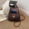 Bolsa Feminina Transfronteiriça 2025 Nova Bolsa de Palha Portátil Bolsa de Ombro Feminina Simples Bolsa Transversal com Corrente Textura Bolsa Pequena