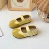 Sapatos Infantis, Sapatos Simples de Boca Rasa para Crianças, Sapatos de Performance Estilo Renda para Meninas Mais Vendidos na Primavera e Outono de 2026, Sapatos Mary Jane Roxos