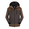 Fleece Polar Outono e Inverno Três em Um Fabricante Atacado Jaqueta Unisex Impermeável e Resistente a Manchas para Acampamento e Caminhada