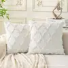 Fronhas Acolchoadas com Padrão de Losangos, Capas de Almofada de Pelúcia, Capas de Almofada Decorativa, Capas de Almofada para Sofá, Capas de Almofada para Cabeceira em Estoque Venda por Atacado