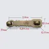 Hebilla de Cerradura Antigua China Hebilla de Cobre Puro Hebilla de Puerta Perno de Puerta Cerradura de Puerta de Madera Maciza Antigua Almohadilla de Nariz Candado de Nariz Perno Completamente de Cobre
