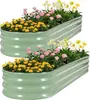 Cajas de Plantación de Metal Hechas a Medida de Fábrica, Camas de Jardín, Macetas de Flor de Gran Diámetro para Paisajismo Exterior, Camas de Flor y Macetas de Flor Desmontables