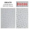 Pegatinas para Uñas con Diseño de Moño Pintadas a Mano Finas y Resistentes Clásicas Versátiles Mariposa Recortable Pegatinas para Uñas de Moño Joyería Dh676