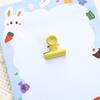 Pequeños Clips Metálicos de Colores Dulces, Clips de Cola Larga Estilo Ins Japonés, Carpetas de Documentos Coloridas para Chicas al por Mayor