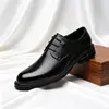 Zapatos de vestir formales con cordones para hombre más vendidos en Amazon y AliExpress, zapatos de hombre de cuero genuino, directo de la fábrica fuente