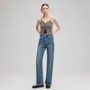 Ajuste Que Le Queda a TodosPantalones de Pierna Recta Primavera 2026 Nuevo Clásico Imprescindible Jeans Azules Versátil 6211