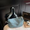 Bolsa de Tela para Mujer 2025 Nueva Moda Casual Versátil Bolso de Hombro Gran Capacidad Ligero para Clase Viajes Diarios Bolso Cruzado