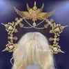 Original Nossa Senhora de Lolita Halo Apolo Anjo Solar Faixa de Cabeça Igreja Hanfu Adorno de Cabeça Exagerado Fotografia Papa