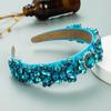 Diadema Transfronteriza Nueva Moda Europea y Americana Diadema Barroca Moda Retro con Diamante de Color Accesorios para el Cabello de Diamante Completo Alto Sentido