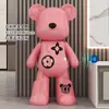 Estatueta de Urso Violento Desenho Animado Sala de Estar Gabinete de TV Gabinete de Vinho Sofá Grande Decoração de Chão Presente de Inauguração