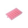 Bandeja de Gelo de Silicone Transfronteiriça 15 Grelhas 24 Grelhas Bandeja de Gelo Quadrada com Tampa Molde de Cubos de Gelo Caixa para Fazer Gelo Doméstica Bandeja de Gelo Fácil de Desenformar