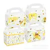 DD077 Amazon comercio exterior abeja trabajadora girasol panal tarro de miel cartón blanco caja de regalo portátil