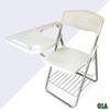 Cadeira de treinamento ampliada para sala de aula com prancheta, cadeira de conferência dobrável, conjunto de mesa e cadeira para estudantes, organização, cadeira única para ensino e escrita