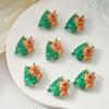 Acessórios de Nail Art Desenho Animado de Natal Papai Noel Guirlanda Sino Resina Armadura de Unha Acessórios para Unha do Pé