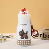 Termo de Bolsillo de Dibujos Animados para Leche Acero Inoxidable 316 Portátil Taza de Agua para Estudiantes Conejito Lindo Taza de Viaje Taza de Regalo