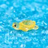 Adornos de paisaje en miniatura, figuras de tortuga que brillan en la oscuridad, accesorios decorativos, decoraciones para terrarios de musgo, manualidades de resina para acuarios, pequeños adornos de escritorio