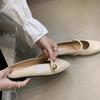 Pantuflas Suaves con Suela de Goma para Mujer, Aumentadoras de Altura Interior, Calzado de Exterior 2025 Primavera Nuevos Mocasines Planos sin Cordones Slip-Ons