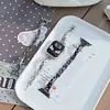 Pulsera Metálica Estilo Simple de Puntos para Apple 10 S11 Samsung Xiaomi Huawei Gt6 Fit5 Correa de Muñeca