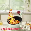 Espátula de Silicona de Grado Alimenticio, Sartén Antiadherente para el Hogar, Espátula Especial para Cocinar, Cuchara para Sopa Resistente a Altas Temperaturas, Juego de Utensilios de Cocina, Cuchara para Sopa y Arroz