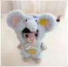 Solo Venta de RopaMuñeca Colgante de Zorro Pequeño Nick Ropa para Muñeca Chal Llavero de Judy Mono de Peluche