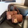 Bolso de Axila Estilo Perezoso Estilo Francés para Mujer, Nuevo Bolso de Mano Acolchado de Moda, Bolso de Hombro, Bolso Bowling para Viajar, Modelo Nuevo