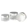 Frasco de creme base com grade direto da fábrica 30g50g frasco de creme pote de creme cosmético frasco de vidro transparente