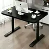 Mesa Branca Ajustável Manualmente, Design Espesso e Simples, Mesa de Estudo Infantil, Quarto de Estudo de Dormitório, Mesa de Computador para Casa