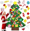 Venta Directa Transfronteriza Más Vendido Árbol de Navidad de Fieltro DIY Árbol de Navidad de Dibujos Animados de Fieltro para Niños Decoraciones Festivas Venta al por Mayor