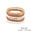 Set de Pulseras de Arcilla Blanda Transfronterizo de Amazon, Set de Pulseras de Estilo Bohemio de Verano