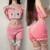 Lingerie Kawaii Fofa sexy Outono e Inverno cachorro Yugui fofo
