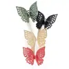 Hebilla de Cortina Nudo de Mariposa Hueco Exquisita Sensación de Alta Gama Habitación Dormitorio Corazón de Niña Decoración Sanadora Clip para Cortina del Hogar