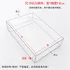 2 Cajas de Empaque Transparentes Cajas Transparentes para Comida de Mascotas Paquetes Rojos Dulces Galletas Cajas Plegables de Plástico Cajas Planas Forma Rectangular En Stock