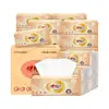 Lenços Faciais Clássicos Heart-to-Heart Edição Dourada, 8 pacotes por maço, 24 pacotes por caixa, disponível para atacado com frete grátis