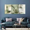 Pintura de Lienzo Tríptico para Sala de Estar y Dormitorio, Pintura Decorativa Estilo Chino sobre Lienzo al Óleo de Alta Definición, Arte de Pared, Personalización del Cliente