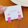 Pendientes divertidos pequeños frescos de animales de dibujos animados conjunto colección femenina aguja de plata color gato lindos pendientes de estudiante venta al por mayor