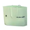 Nova Bolsa Tote Yunya Verde em TNT, Logo Personalizado para Loja de Roupas, Bolsa de Compras Universal para Shoppings, Feita Sob Medida