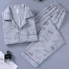 Pijama Nuevo Estilo 2026 para Hombre, Estilo Delgado de Manga Larga de Algodón Nube para Primavera y Otoño, Adecuado para Adolescentes y Niños, Ropa de Casa para Todas las Estaciones