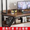 Escritorio para computadora de escritorio, escritorio para el hogar con estantería integrada, combinación, escritorio para estudiantes en apartamentos pequeños, escritorio de aprendizaje con tablero perforado