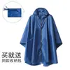 Poncho Impermeable Multifuncional 3 en 1 para Ciclismo al Aire Libre, Poncho de Lluvia con Cremallera de Poliéster para Senderismo, Venta al por Mayor para Comercio Exterior y Ventas Transfronterizas