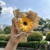 Pequeño ramo de ceremonia de boda hecho a mano flor eterna ramo de flores secas exquisito mini adornos de decoración por todo el cielo estrellado coche