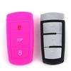 Adequado para Bolsa de Silicone para Chave Volkswagen Cc Carro Skoda 3 Chaves Reto Totalmente Inclusivo Capa Protetora Macia para Chave de Carro