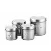 Pote de Gesso de Aço Inoxidável Espessado 304 Pote de Álcool Pote de Algodão com Tampa Pote de Iodóforo Pote para Curativos Pote para Bolas de Algodão Pote para Gesso Medicinal