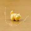 Micro-paisaje Lindos Gatos Naranjas Cachorros Figuras Casa de Muñecas DIY Accesorios Decorativos Mini Adornos de Escritorio