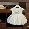 Macacão de Verão sem Mangas para Bebês Meninas, Vestido Princesa para Recém-Nascidos, Macacão Vestido para Recém-Nascidos, Mêsversário, 100 Dias e Roupas para o Primeiro Aniversário