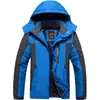 Comércio exterior venda quente novo tamanho plus masculino forrado com fleece espesso roupa de carga esportes ao ar livre quente jaqueta de montanhismo jaqueta acolchoada de algodão atacado