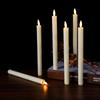 Vela electrónica LED de cera de varilla larga de simulación para bar, fiesta, ambiente, vela, lámpara, decoración de cumpleaños y boda.