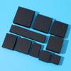 Caja de joyería de tapa cielo y tierra color negro de fábrica caja de joyería para anillos collares pulseras caja de embalaje de tapa cielo y tierra